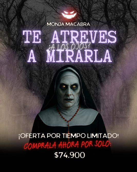 Máscara monja Macabra™ | Ultra realista | Importada